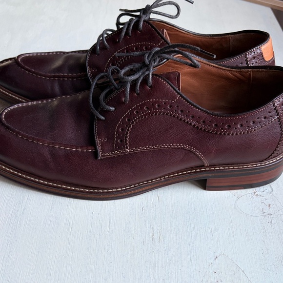 Johnston & Murphy Dark Brown Leather Oxfords - Picture 2 of 7